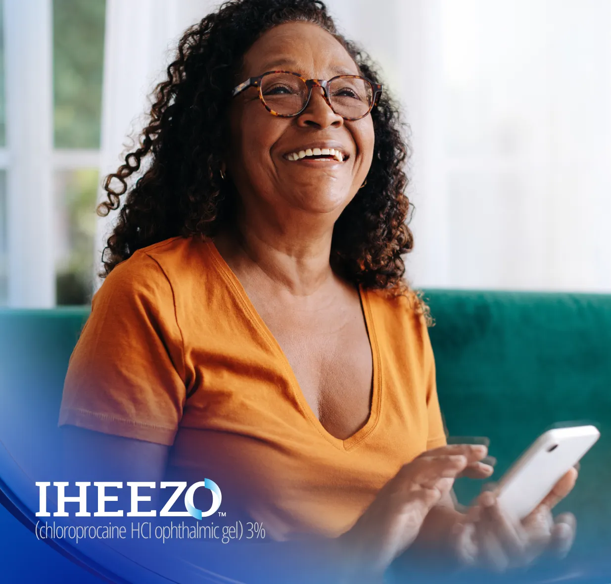 IHEEZO Logo on Photo Background