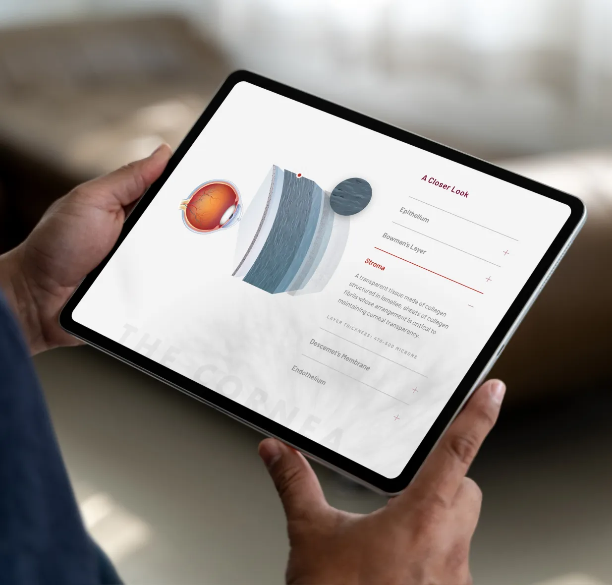 Claris Bio website on a tablet