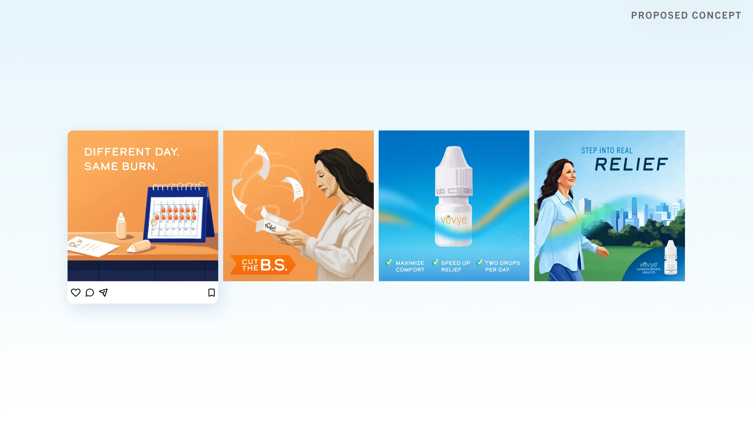 VEVYE campaign alternate socials